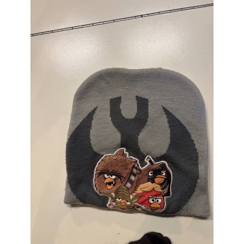 Angry Birds Star Wars 2012 Grey Red Lining‎ Stocking Cap
